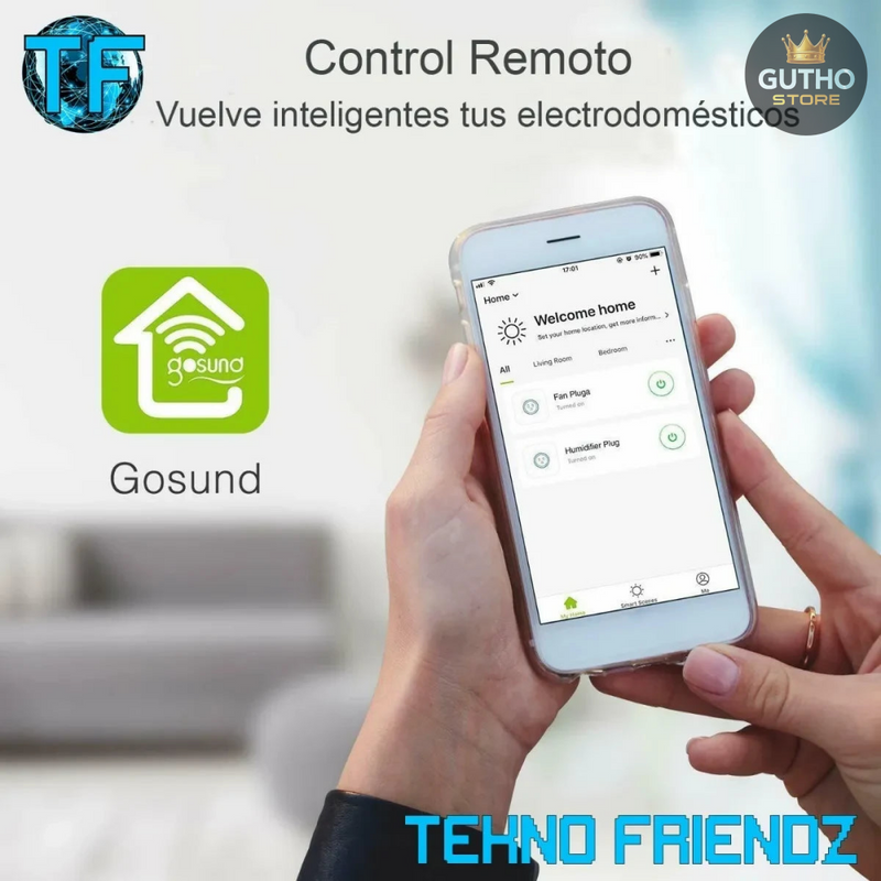 Enchufe Inteligente Wifi Comp Alexa y Go - Tecnologia