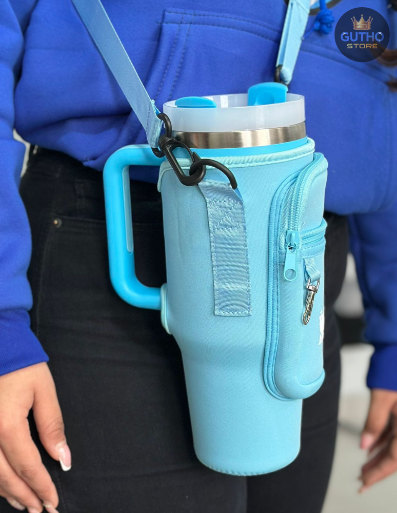 Estuche para Termo Stanley - AZUL AGUAMARINA - Moda