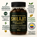 Gomas Shilajit Premium en Forma de Corazón con Minerales Esenciales - Bienestar