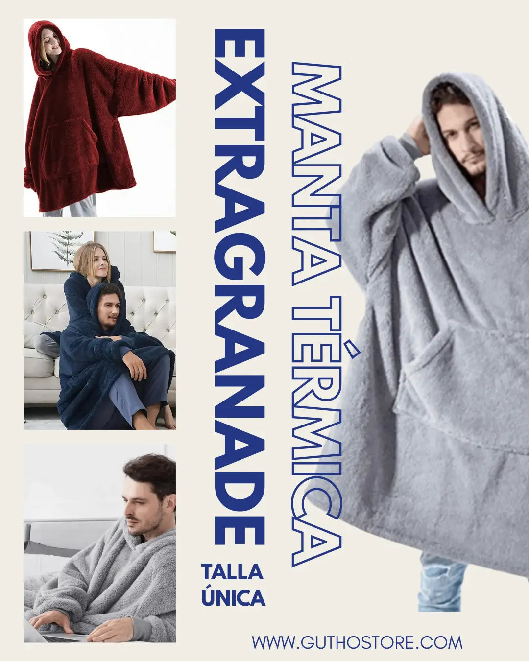 Manta Termica Extragande Talla Unica