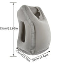 Almohada Inflable De Viaje Avion Carro - Gris - Hogar