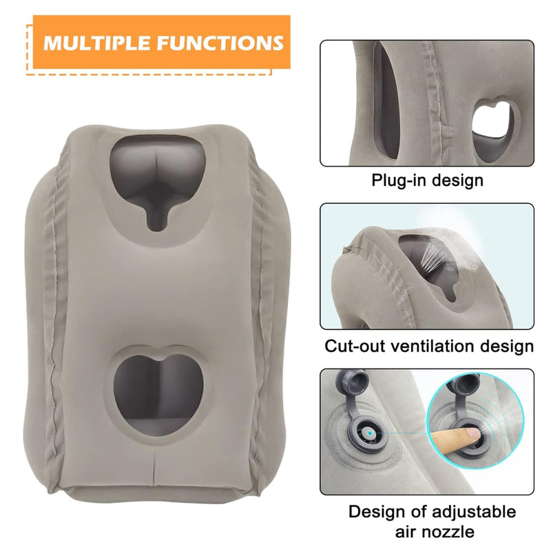 Almohada Inflable De Viaje Avion Carro - Hogar