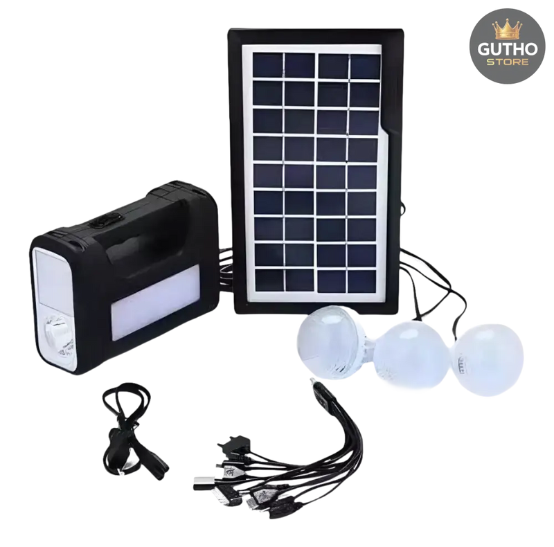 Kit lam Panel Solar + 3 Bom USB GD8017MK - Herramientas