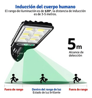 Lámpara Solar con Sensor de Movimiento Hogar
