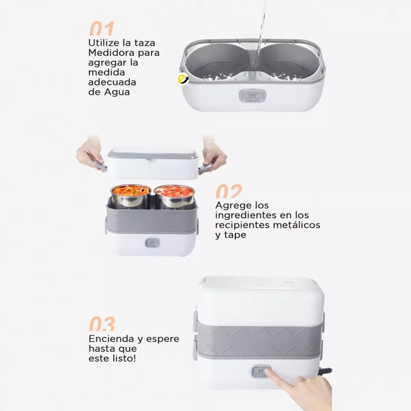 Lonchera Portacomida Térmica Vaporera - Tecnologia