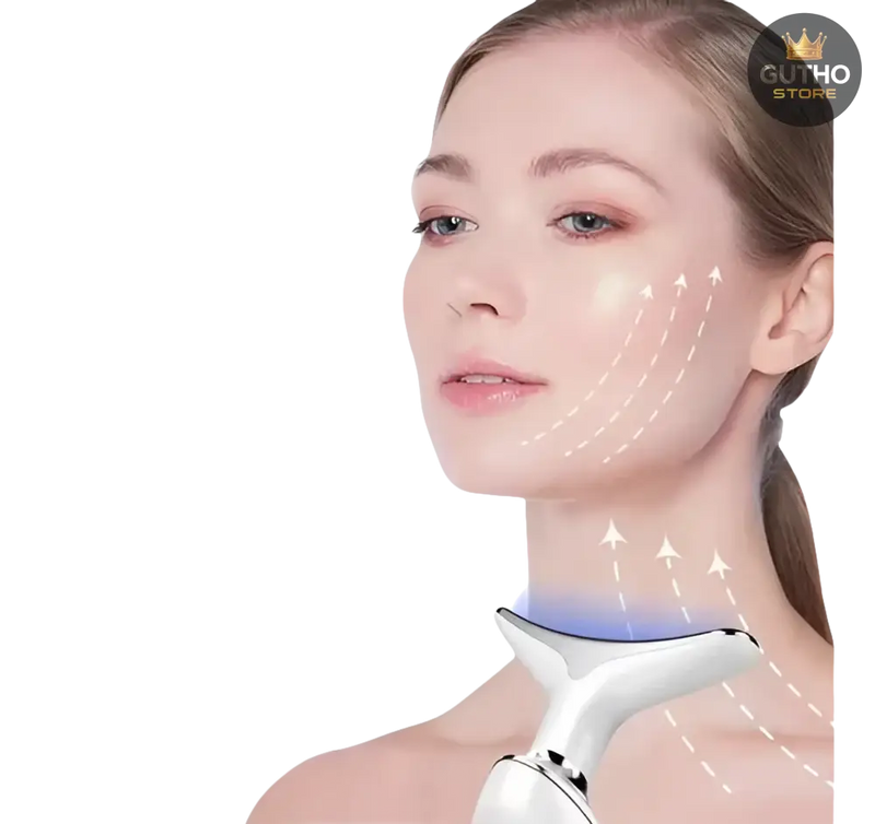 Masajeador Papada Facial Luz Led Belleza