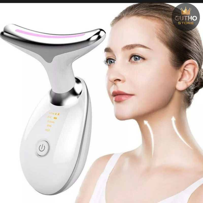Masajeador Papada Facial Luz Led Belleza