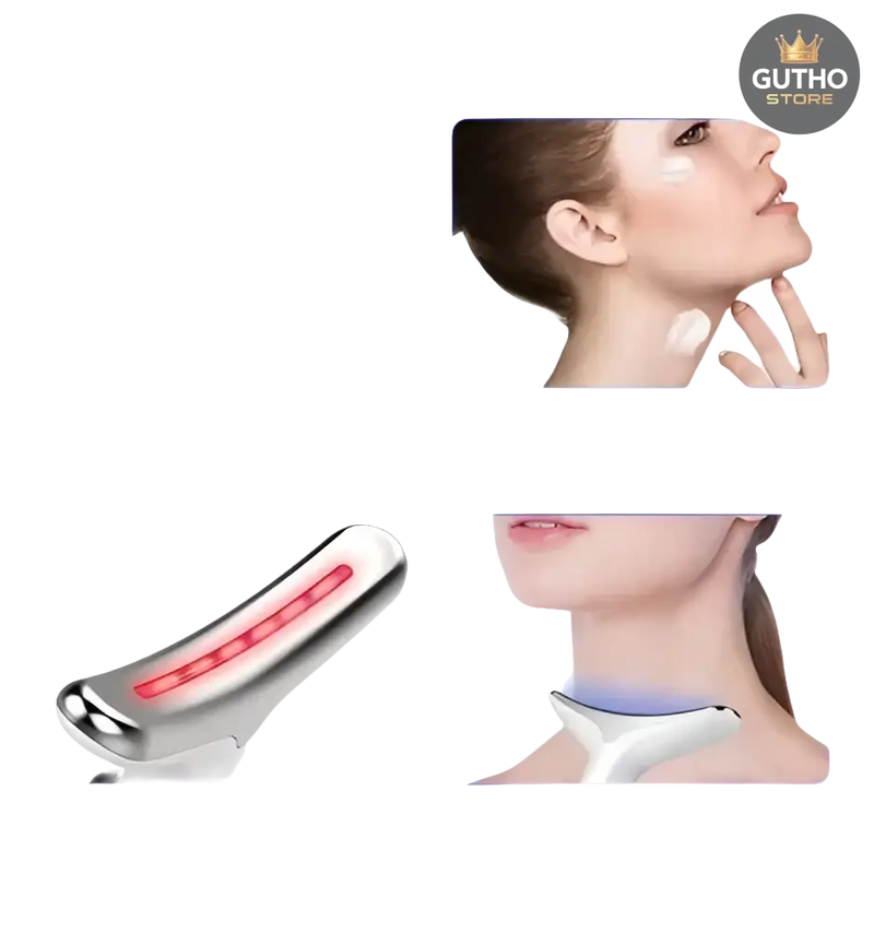 Masajeador Papada Facial Luz Led Belleza