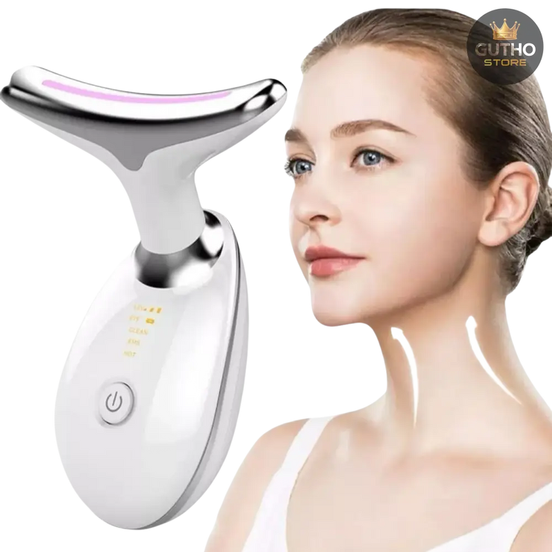 Masajeador Papada Facial Luz Led Belleza