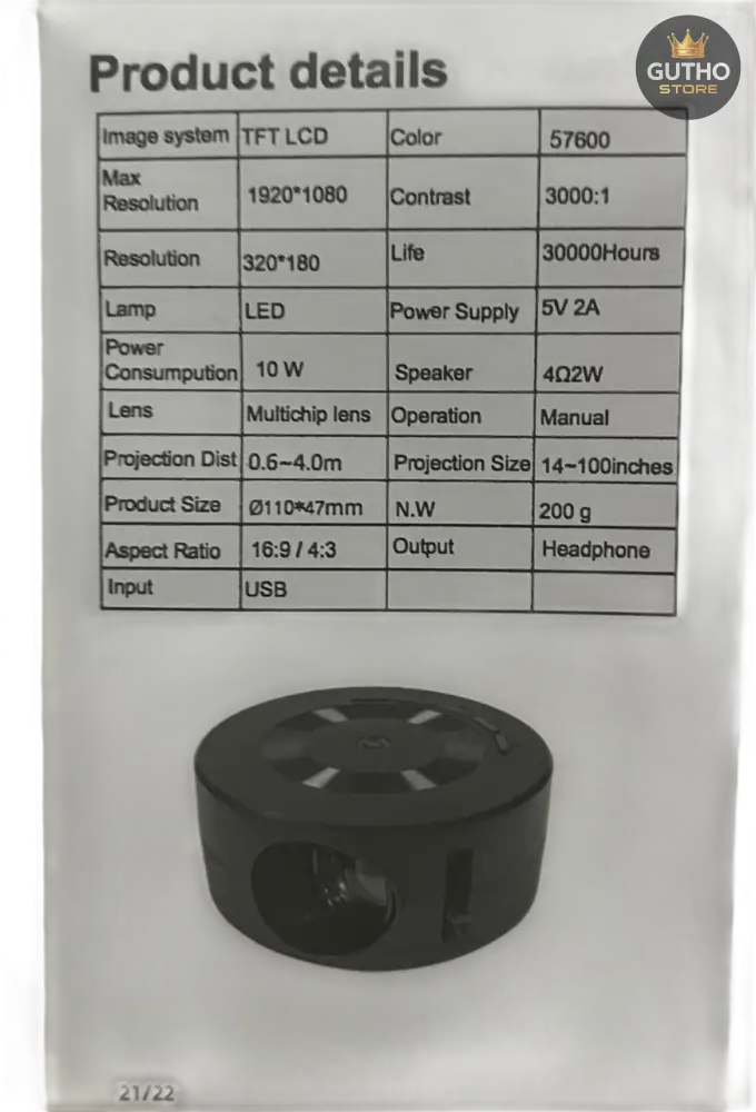 Mini Proyector LED Para Celular HD - Tecnologia