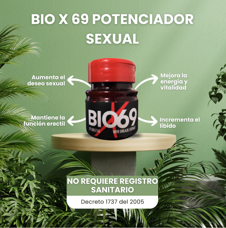 Potenciador sexual BIOX69 - Salud