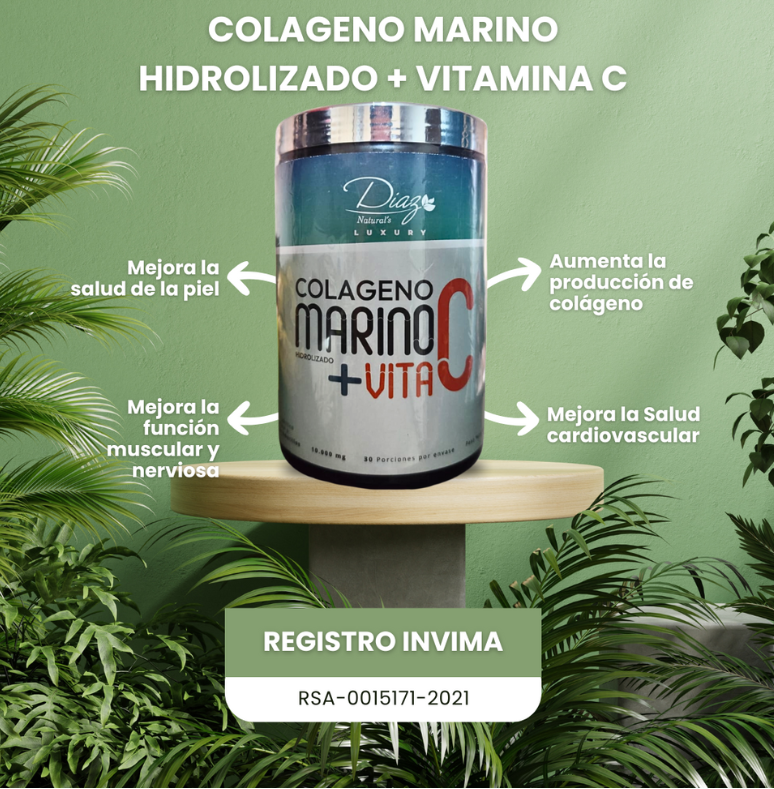 Colageno mariano hidrolizado + VITA C 600 - Salud