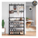 Organizador 4en1 Zapatero Multifunciona NEGRO Hogar