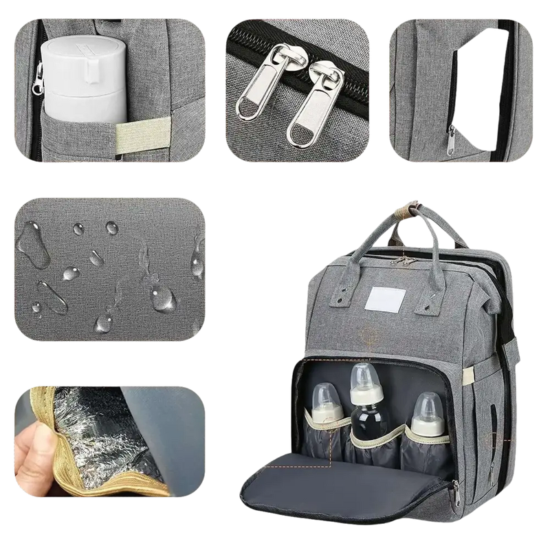 Pañalera Cambiador para Bebé con USB Bebé
