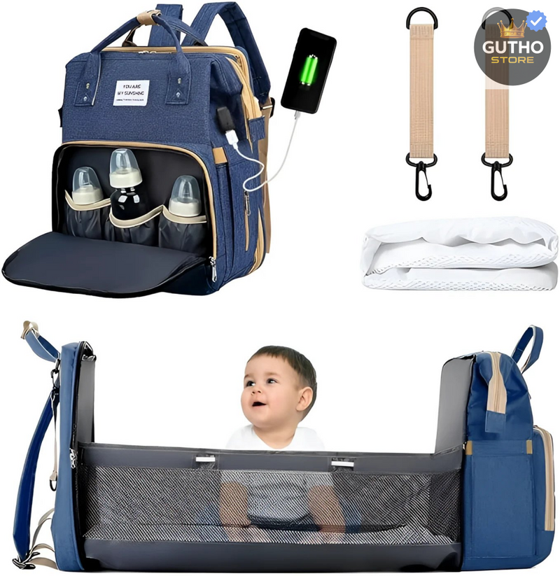 Pañalera Cambiador para Bebé con USB Bebé