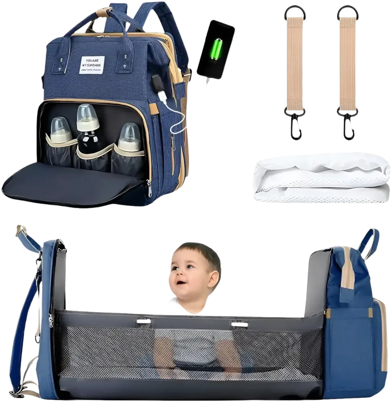 Pañalera Cambiador para Bebé con USB Bebé