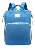 Pañalera Cambiador para Bebé con USB AZUL CLARA Bebé