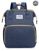 Pañalera Cambiador para Bebé con USB AZUL OSCURA Bebé