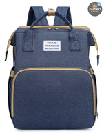 Pañalera Cambiador para Bebé con USB AZUL OSCURA Bebé