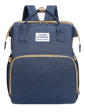 Pañalera Cambiador para Bebé con USB AZUL OSCURA Bebé