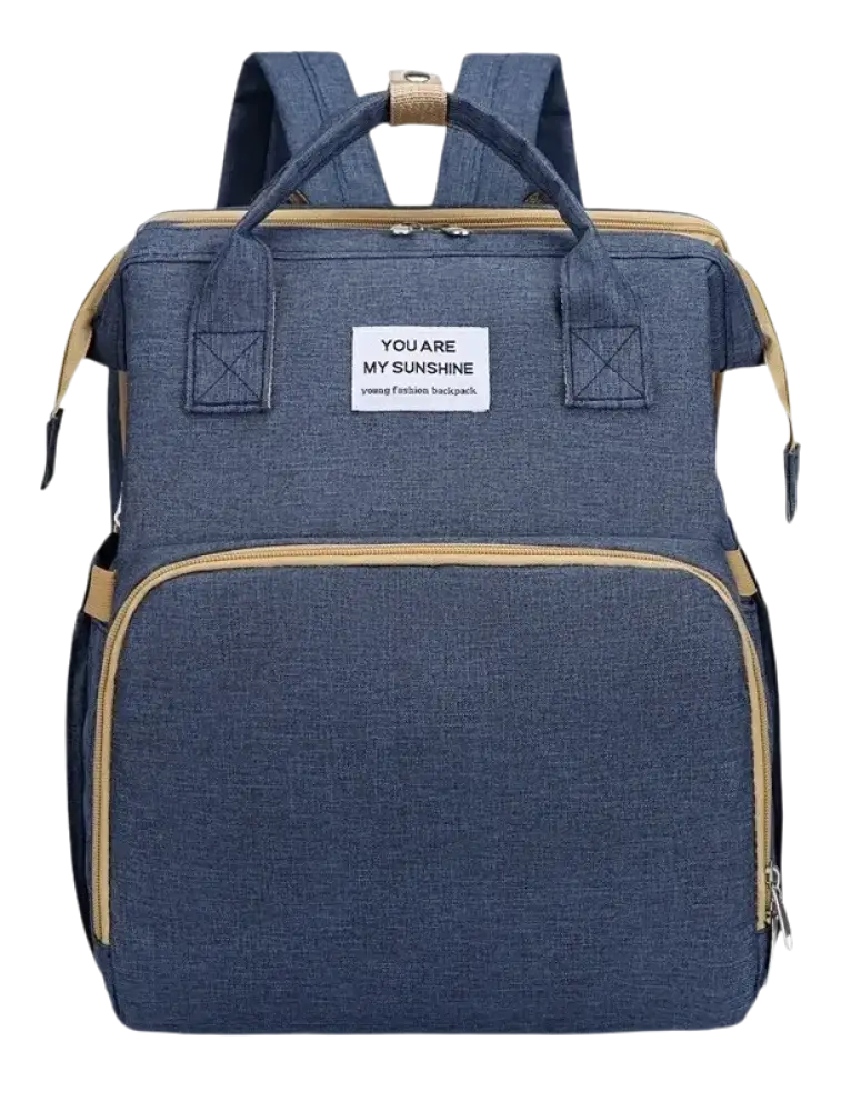 Pañalera Cambiador para Bebé con USB AZUL OSCURA Bebé