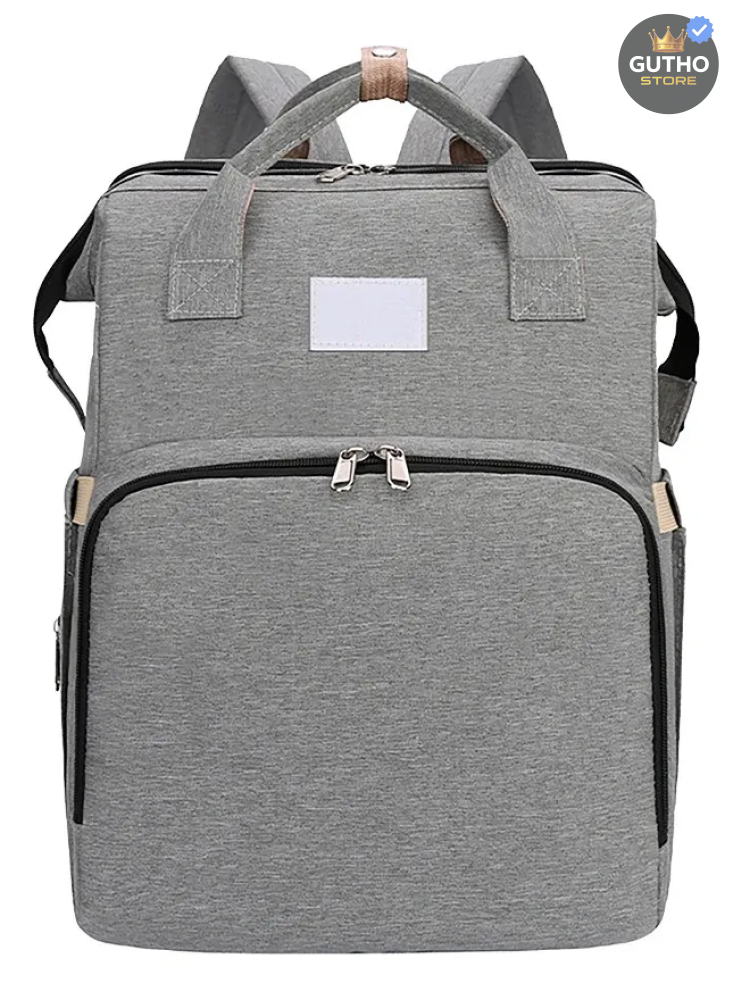 Pañalera Cambiador para Bebé con USB GRIS Bebé