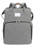 Pañalera Cambiador para Bebé con USB GRIS Bebé