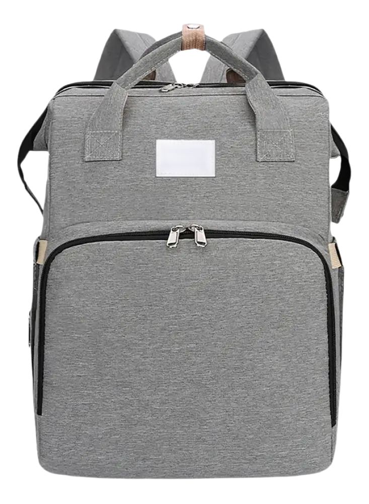 Pañalera Cambiador para Bebé con USB GRIS Bebé