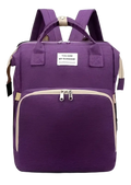 Pañalera Cambiador para Bebé con USB MORADO Bebé