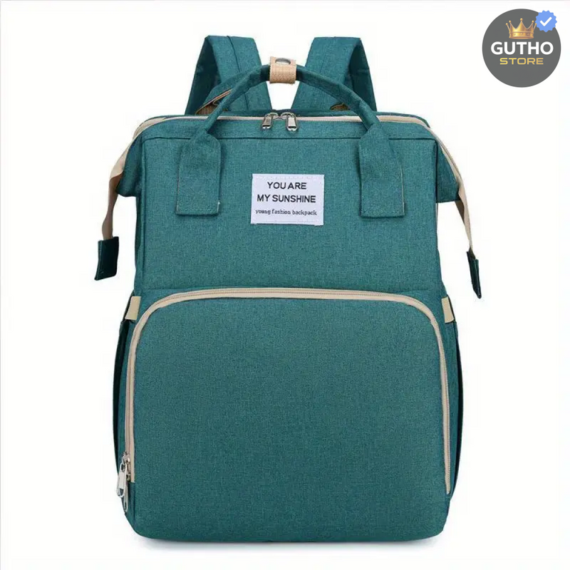 Pañalera Cambiador para Bebé con USB VERDE Bebé