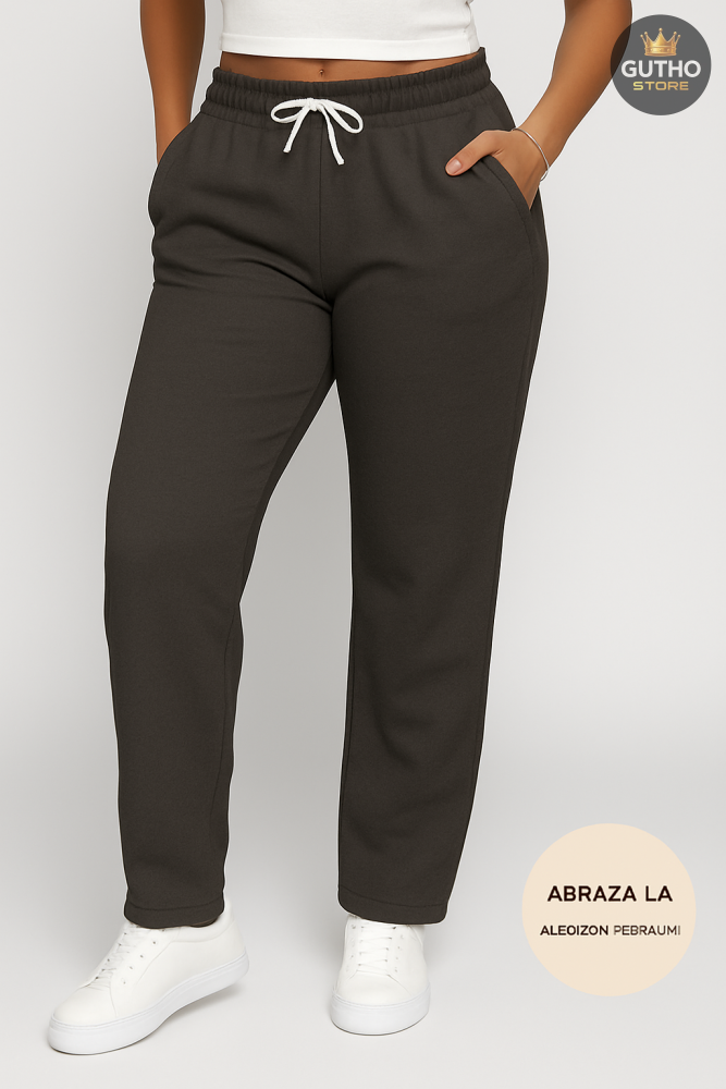 Pantalón Jogger Dama - GRIS OSCURO / XXL
