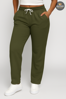 Pantalón Jogger Dama - VERDE MILITAR / XXL