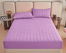 Protector colchon mas fundas - SENCILLO / LILA - Hogar