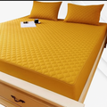 Protector colchon mas fundas - SENCILLO / MOSTAZA - Hogar