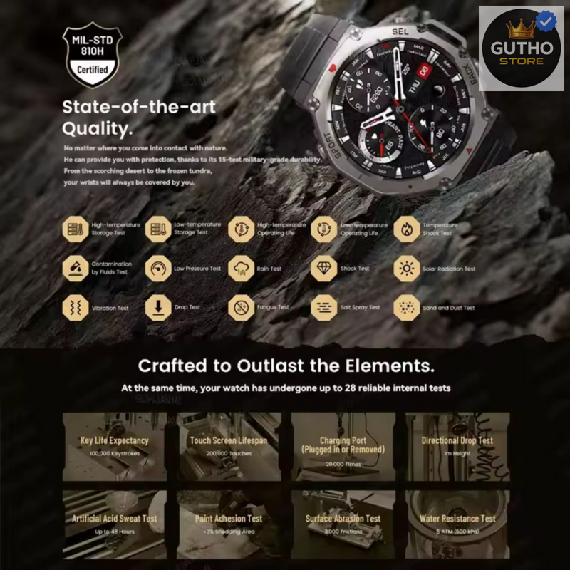 Reloj Inteligente Dm58 Gps Brújula 5atm Deportes