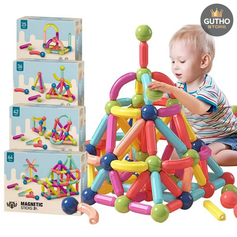 Set Fichas magnéticas de 64 PCS - Jugueteria