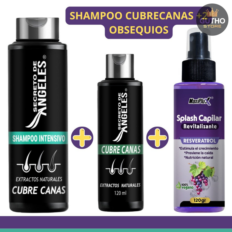 Shampo Canas Secretox cubre canas sin químico agresivo +2 Obsequio - Belleza