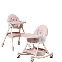 Silla Comedor Mesedora Bebe - Rosado - Bebé