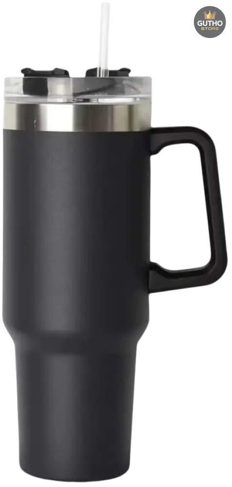 Termo tipo Stanley de Acero Inoxidable - NEGRO - Deportes