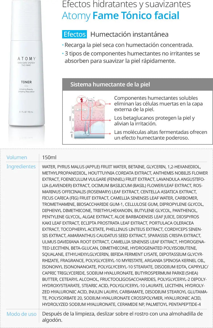 Tónico Facial ATOMY