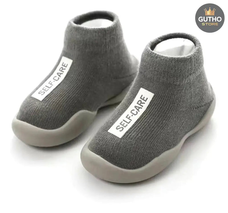Zapatos Media Para Bebe Antideslizantes GRIS 24 25 Ropa Deportiva